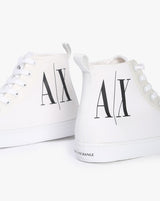 Armani Exchange High top white Icon Logo