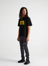 RTA COLT TEE | BLACK RTA MOTORSPORT SERIF YELLOW