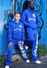 BLACK PHARAOH Happy Nation BLUE Jogger Set Boy's