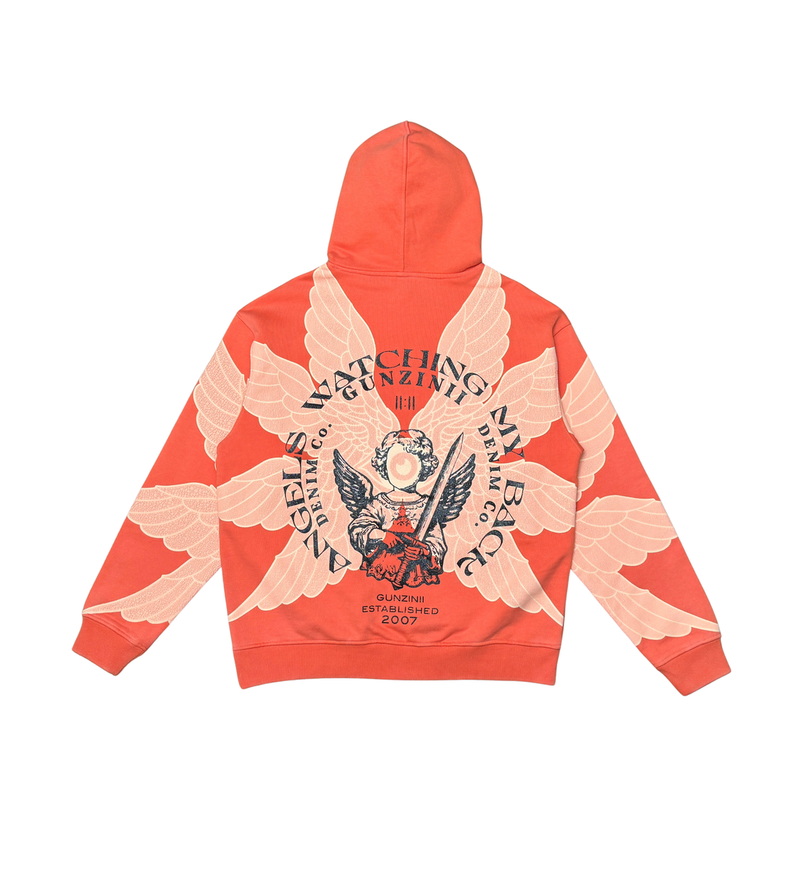 Gunzinii ZINII ANGEL HOODIE (GZ512 ORANGE)