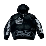 RETROVERT DESTROYER MATCHING ZIP-UP BLACK