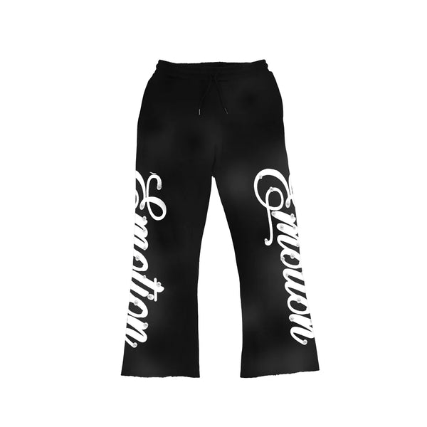 Mixed emotions “Rhinestone” Flare Sweatpants