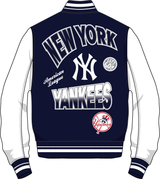 Pro standard NEW YORK YANKEES TURN IT UP M RIB WOOL VARSITY JACKET