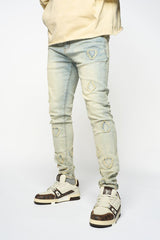 PHEELINGS

"DIAMOND TEARS" SKINNY DENIM (LIGHT BLUE)