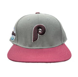 Pro Standard Grey ,Maroon Phillies Snap back Hat