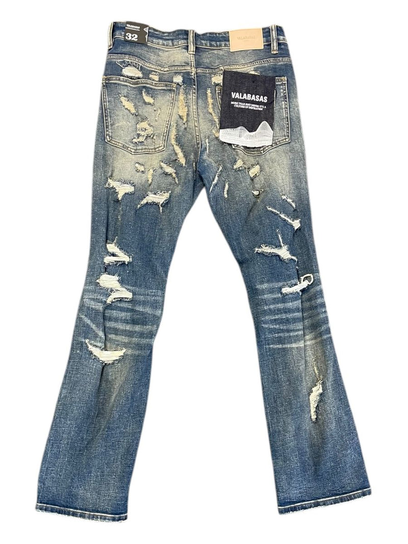 VALABASAS "THRASHED" STRAIGHT DENIM