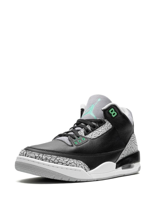 Air Jordan 3 Retro "Green Glow" sneakers