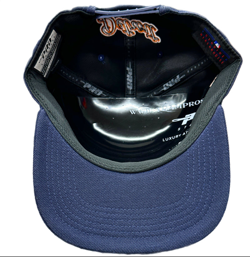 Pro Standard Navy Detroit Snap Back Hats