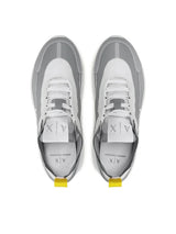 Armani Exchange Grey Yellow sneakers