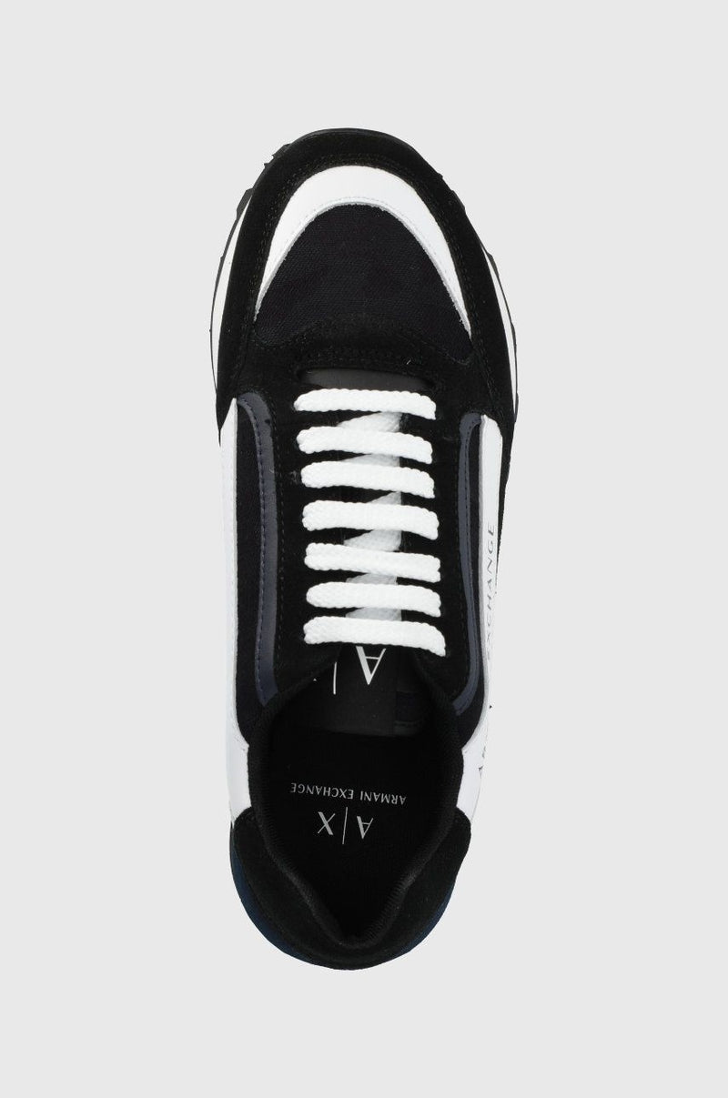 Armani Exchange Camou Op White Black SNEAKERS