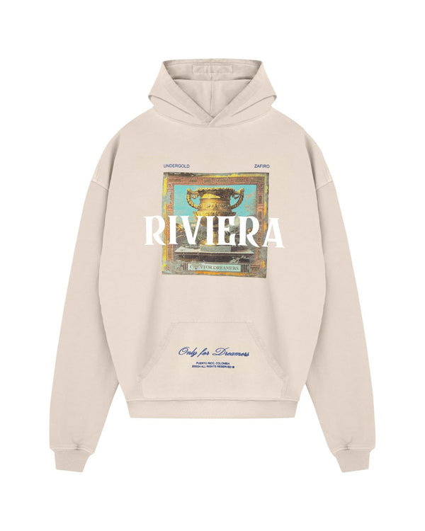 Undergold Riviera Trophie Hoodie Cream (11887)