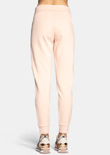 armani exchange light peach trousers women