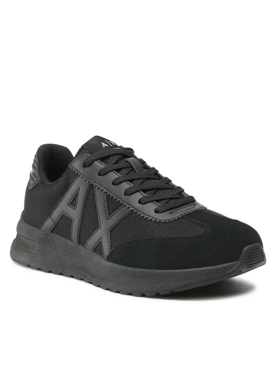 Armani Exchange Jet Black Sneaker