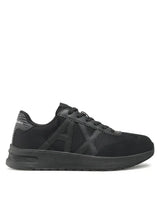 Armani Exchange Jet Black Sneaker