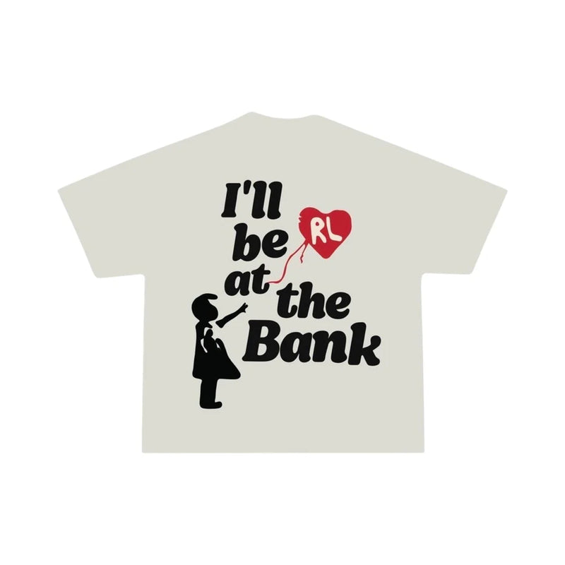 RED LETTERS AT THE BANK TEE