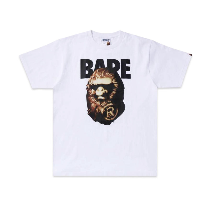 A BATHING APE Bape Ape Men big head Tee - White