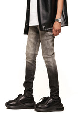 Pheelings "INNER PEACE" WAX SKINNY DENIM (BLACK TO LIGHT CHARCOAL)