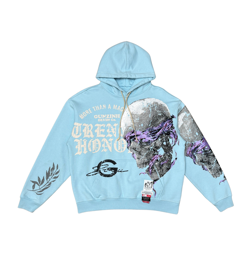 GUNZINII MY BACK BABY BLUE Hoodie