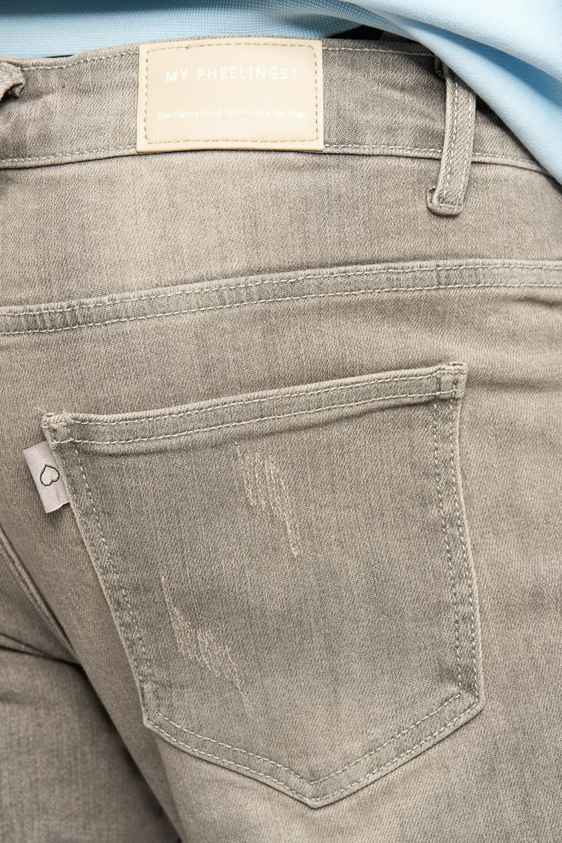 Pheelings SURVIVED" SKINNY DENIM (LIGHT GREY)