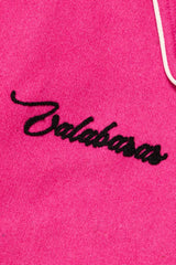 Valabasas "wild bunch fuchsia wild Bunch Letterman Jacket