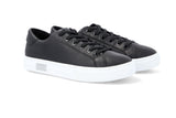 Armani exchange leather black white women shoes