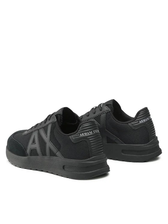 Armani Exchange Jet Black Sneaker