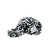 Cookies Blue Logo,Black, White Dad,Strap Back