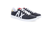 Armani exchange black gold shoes