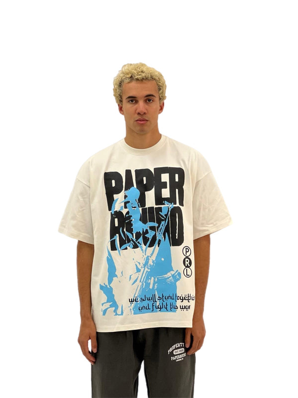 Paper round white war  T-shirt