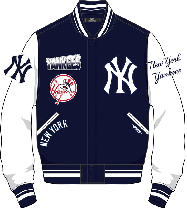 Pro standard NEW YORK YANKEES TURN IT UP M RIB WOOL VARSITY JACKET