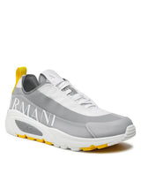 Armani Exchange Grey Yellow sneakers