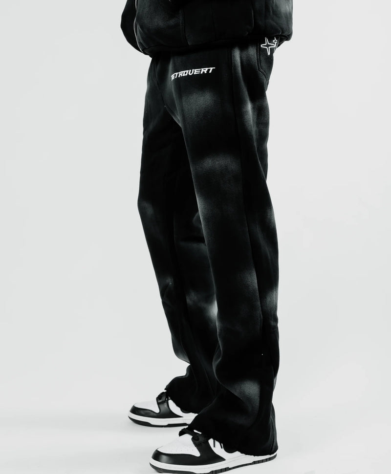 RETROVERT FLARE COAL SWEATPANTS