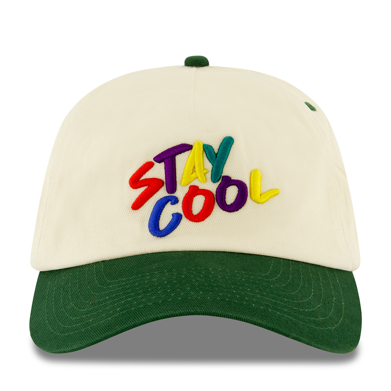 Staycoolnyc Art Cap (Forest Green/Cream)