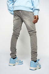 Pheelings SURVIVED" SKINNY DENIM (LIGHT GREY)