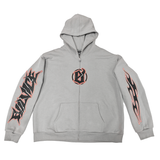 evil vice flame monogram gray Jogging set