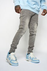 Pheelings SURVIVED" SKINNY DENIM (LIGHT GREY)