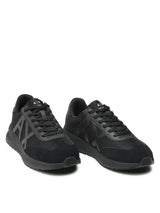 Armani Exchange Jet Black Sneaker