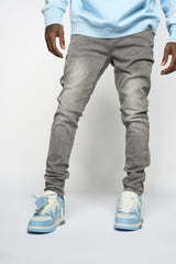 Pheelings SURVIVED" SKINNY DENIM (LIGHT GREY)