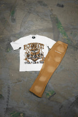 RETROVERT HEART THORN SAND TEE