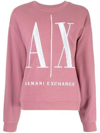 armani exchange mauve sweatshirt