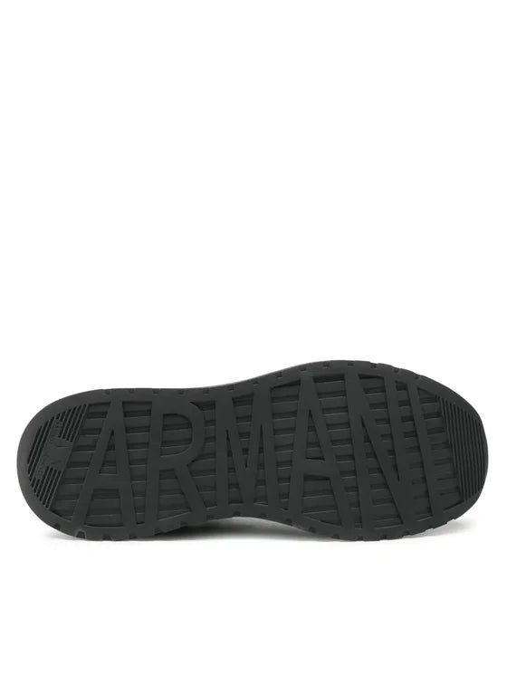 Armani Exchange Jet Black Sneaker