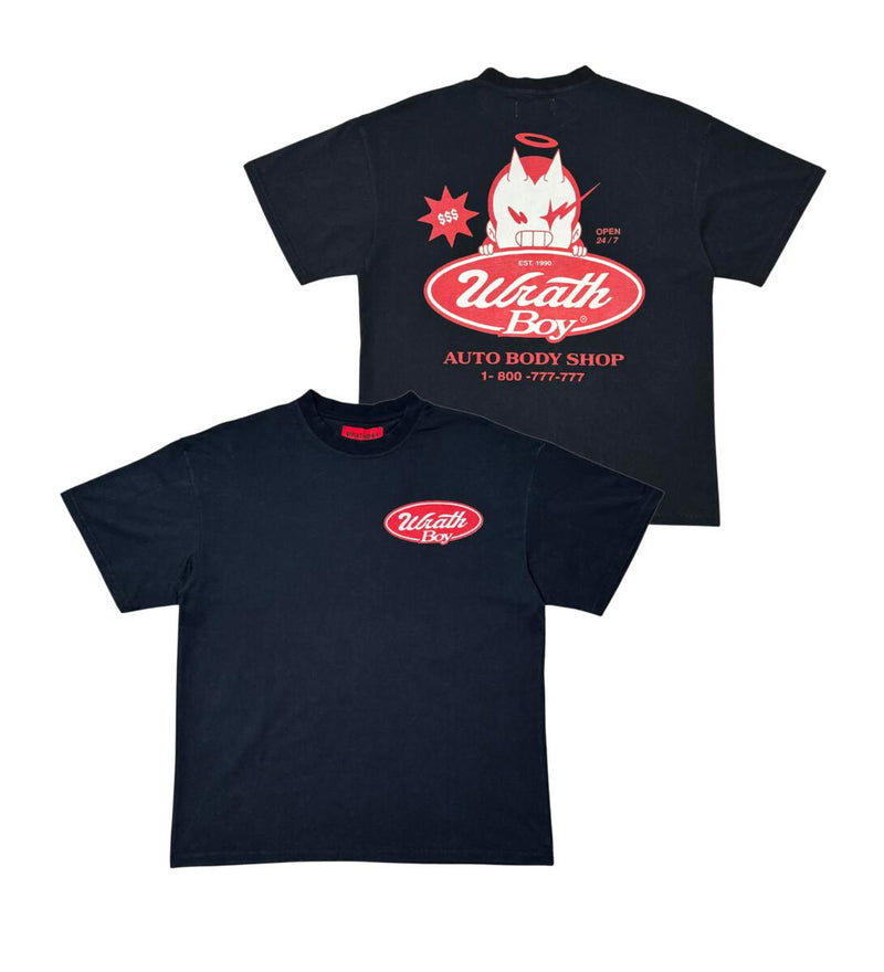 WRATH BOY AUTO BODY SHOP TEE