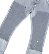 Vic’s TWO TONE FLARE FIT SUPER STRETCH DENIM