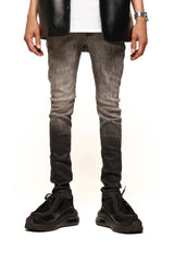 Pheelings "INNER PEACE" WAX SKINNY DENIM (BLACK TO LIGHT CHARCOAL)