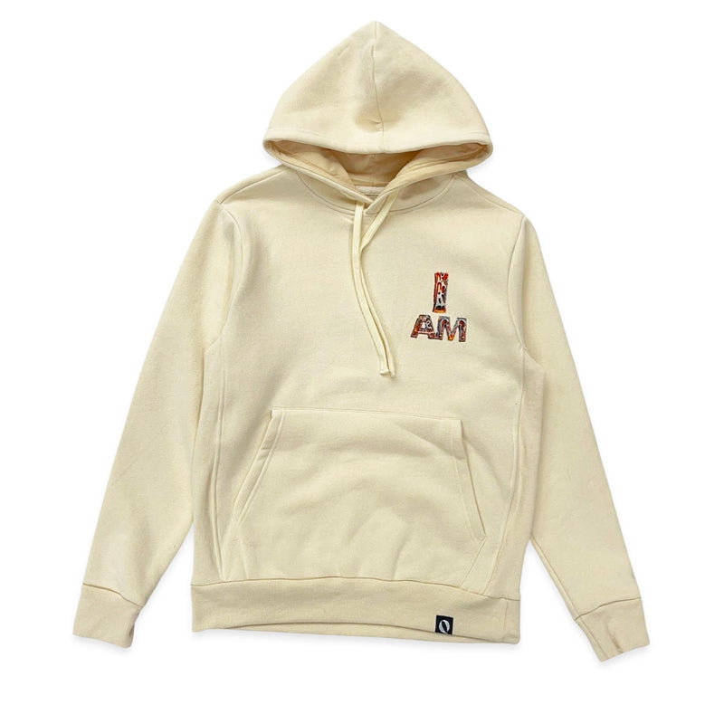 Qualified Brand I AM Cream Hoodie