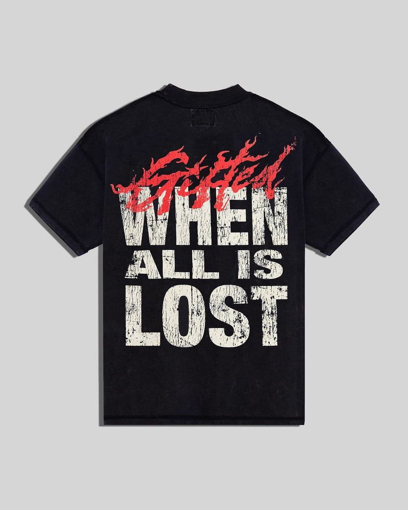 Gftd La WHEN ALL IS FALL BLK TEE