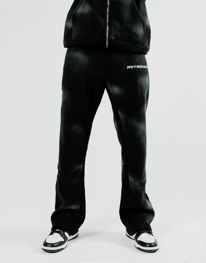 RETROVERT FLARE COAL SWEATPANTS