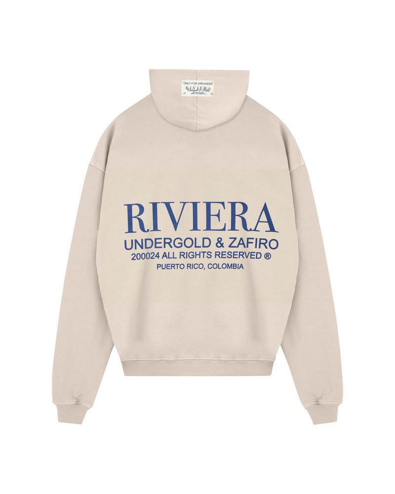 Undergold Riviera Trophie Hoodie Cream (11887)