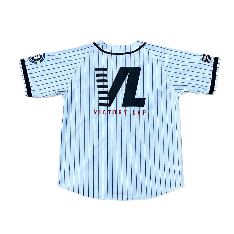 HEADGEAR CLASSICS CRENSHAW PINSTRIPES BASEBALL JERSEY-White