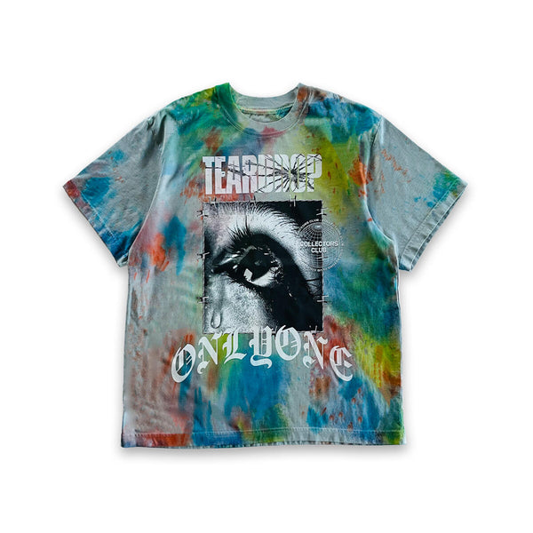 Only One Multi Color Tear Drop Tie-Dye Eye T-Shirt